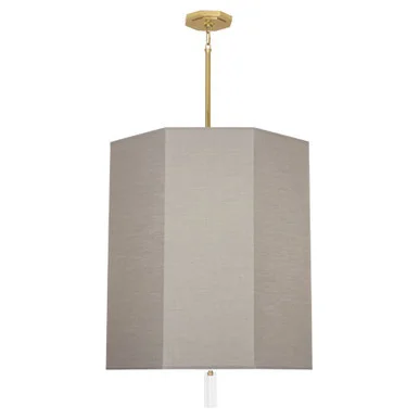Kate Six Light Pendant in Modern Brass w/ Clear Crystal (165|SG202)