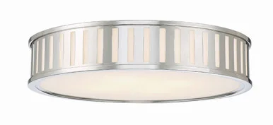 Kendal Four Light Flush Mount in Polished Nickel (60|KEN-8305-PN)