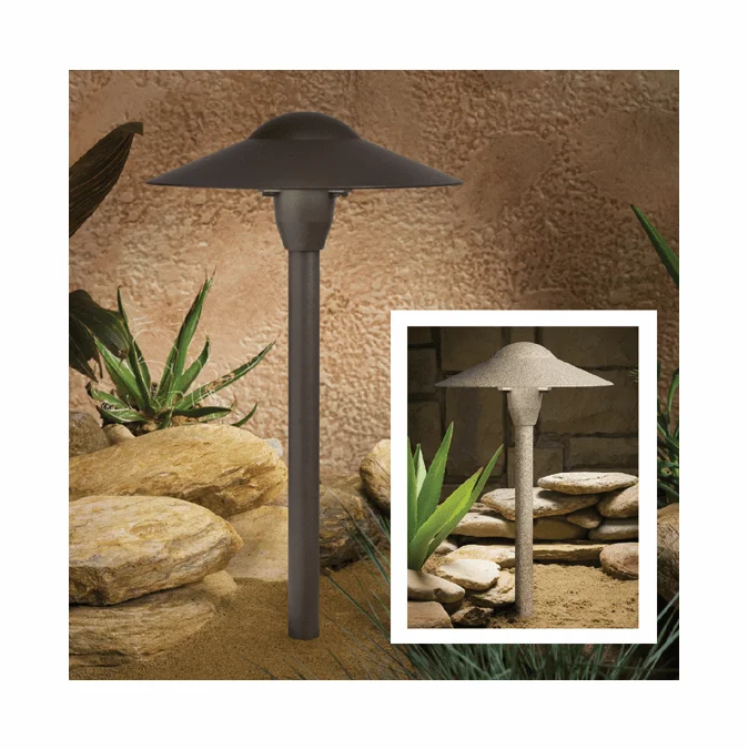 Kichler 15410 Dome Short Low Voltage Landscape Path Light