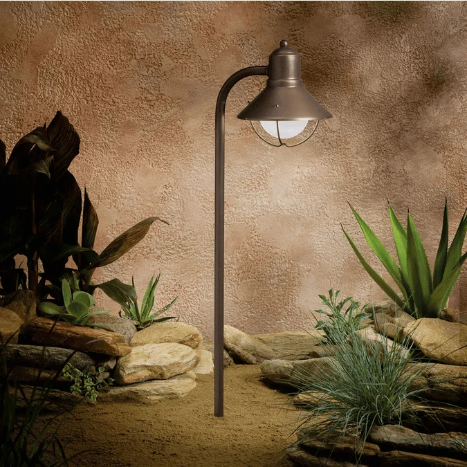 Kichler 15438OZ Seaside Olde Bronze Xenon Line Voltage Outdoor Landscaping Light