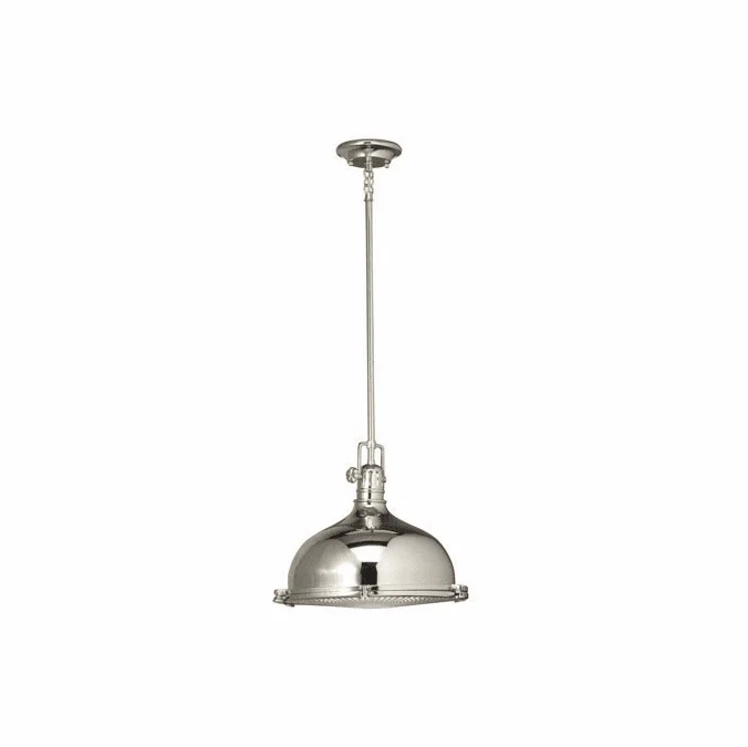 Kichler 2666PN Hatteras Bay Contemporary Polished Nickel Hanging Pendant Lighting