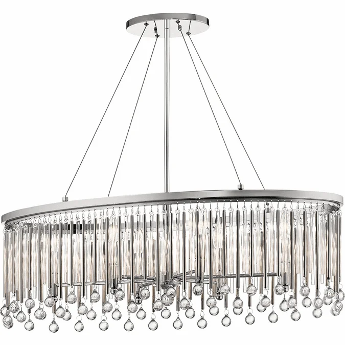 Kichler 43725CH Piper Contemporary Chrome Island Light Fixture