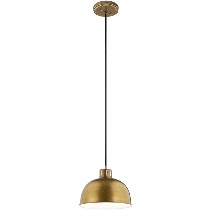 Kichler 52152NBR Zailey Modern Natural Brass Mini Pendant Lamp