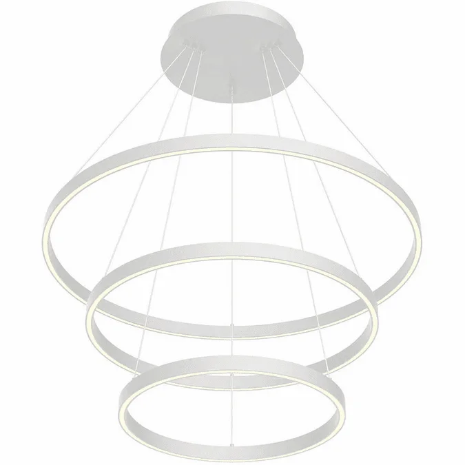 Kuzco CH87932-WH Cerchio Modern White LED Pendant Lighting