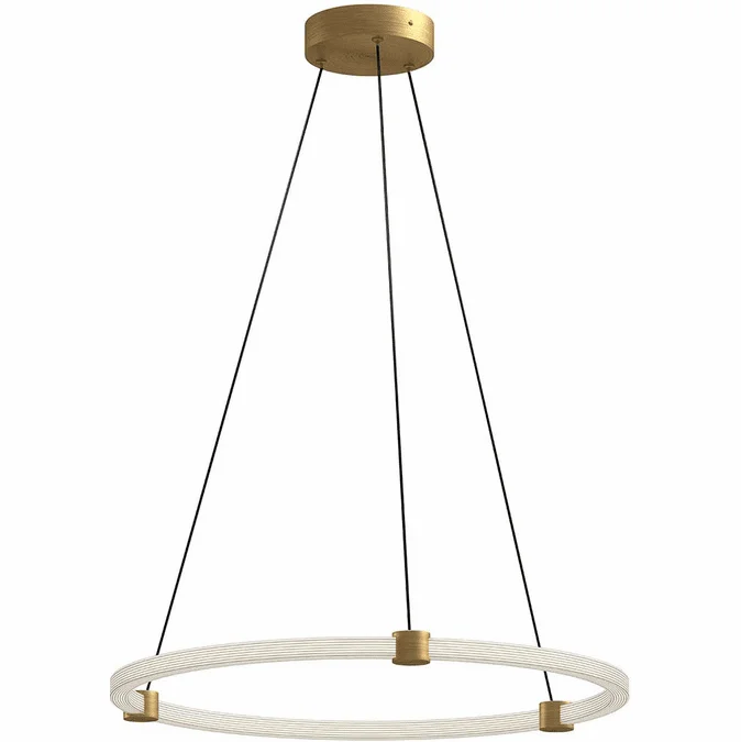 Kuzco PD24724-BG Bruni Modern Brushed Gold LED 24.5″ Pendant Lighting