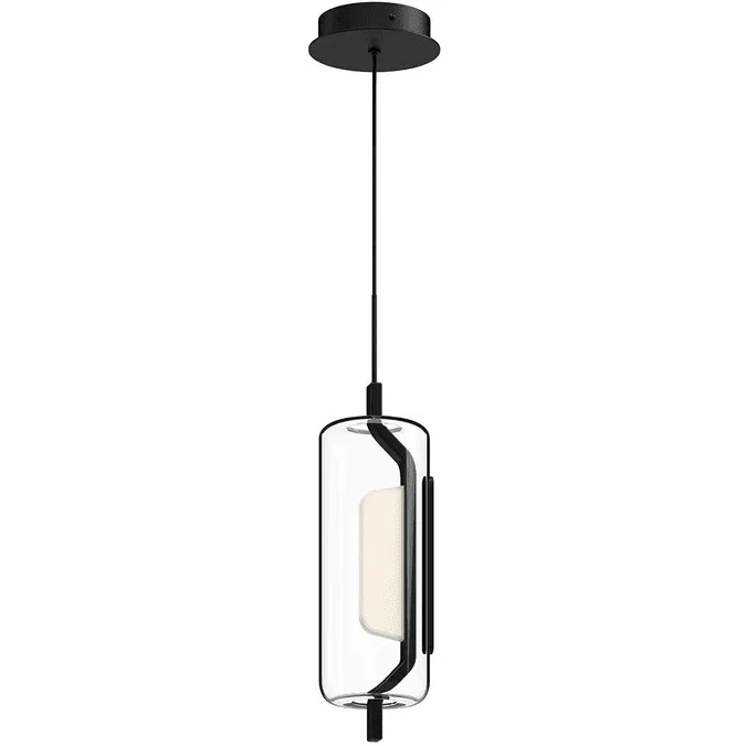 Kuzco PD28515-BK Hilo Modern Black LED Mini Pendant Light