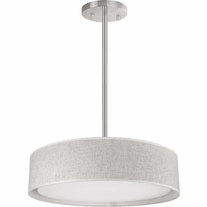 Kuzco PD7916-BE-5CCT Dalton Modern Beige LED 16″ Drum Pendant Lamp