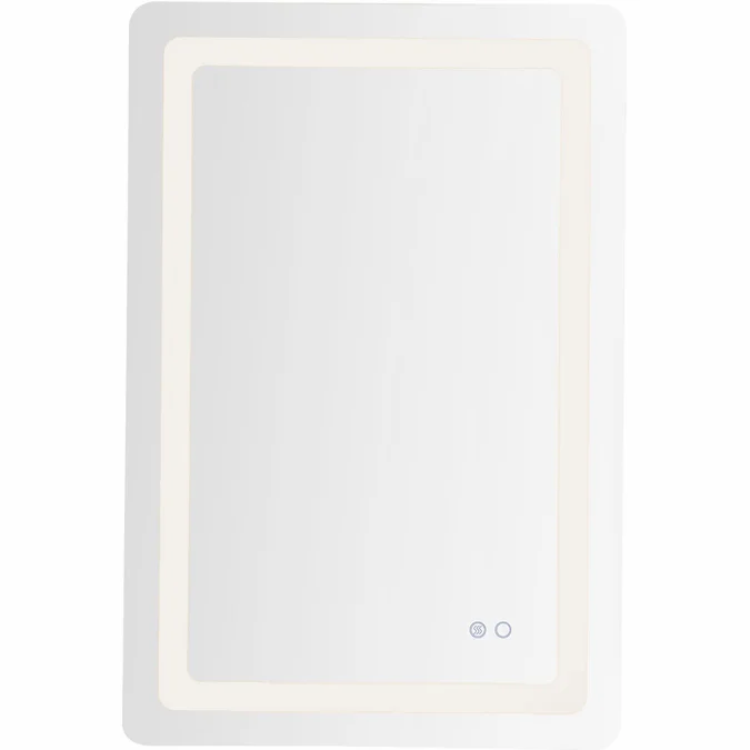 Kuzco VM31124-5CCT Seneca Contemporary Sandblasted Merc Edge LED Vanity Wall Mounted Mirror