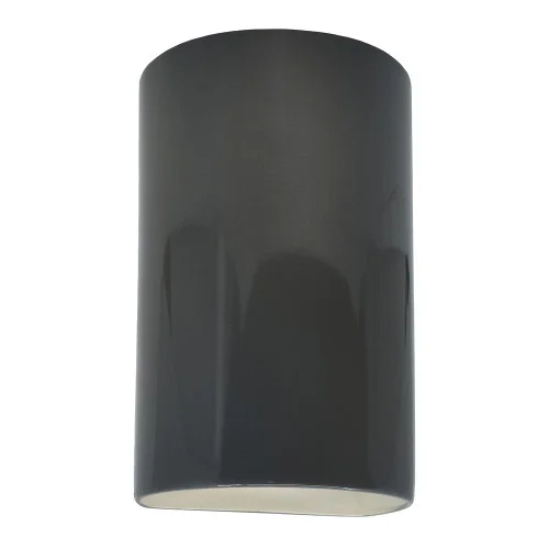 Large ADA LED Cylinder – Closed Top (254|CER-5260-GRY-LED1-1000)