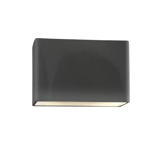 Large ADA Rectangle (Outdoor) LED Wall Sconce – Closed Top (254|CER-5650W-GRY-LED2-2000)