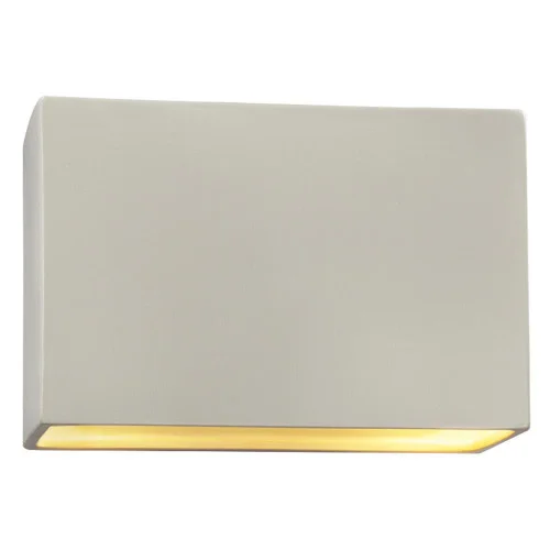 Large ADA Rectangle (Outdoor) LED Wall Sconce – Closed Top (254|CER-5650W-MTGD-LED2-2000)