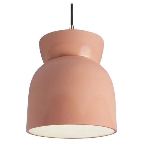 Large Hourglass LED Pendant (254|CER-6515-BSH-ABRS-BKCD-LED1-700)