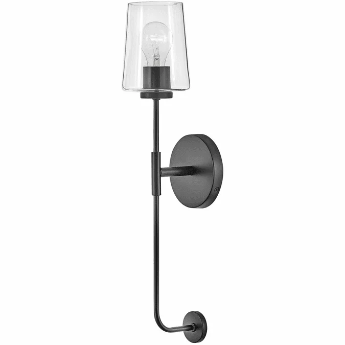 Lark 83450BK Kline Modern Black Wall Sconce Lighting