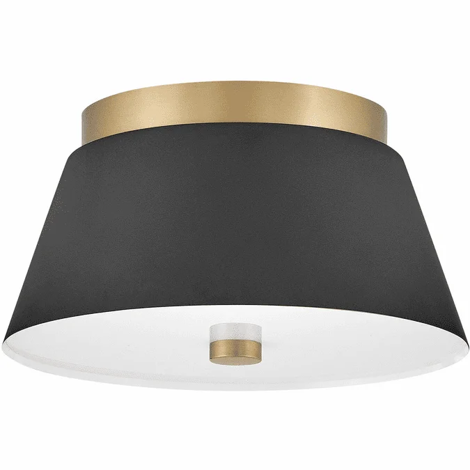 Lark 83511BK Tess Modern Black LED 10.5″ Overhead Light Fixture
