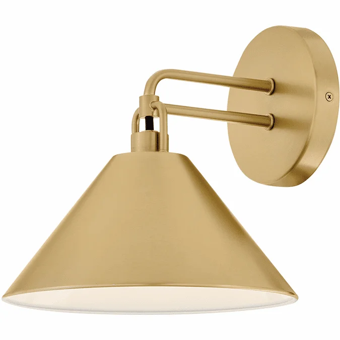 Lark 84430LCB Milo Lacquered Brass LED Sconce Lighting