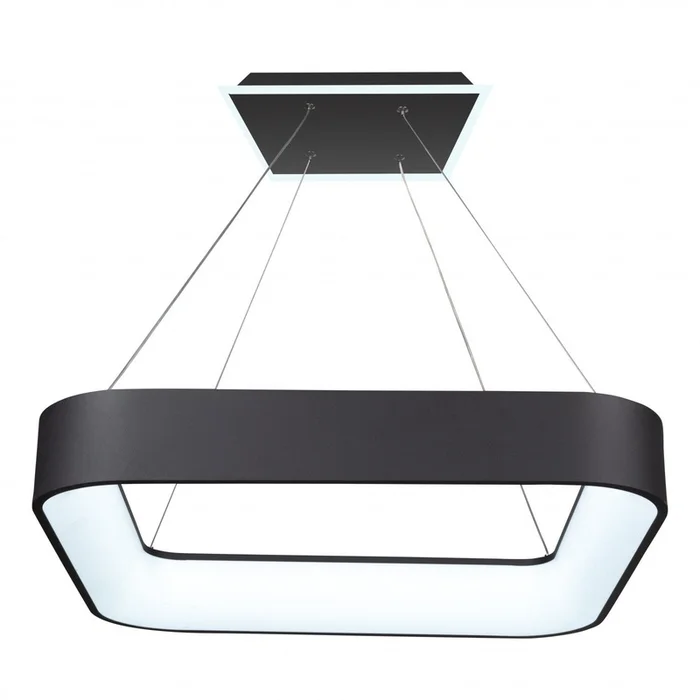 Lazio Collection 24 Integrated LED Sqaure Chandelier – Black|Lustre carr de la collection Lazio avec lampe DEL intgre de 24po – noir