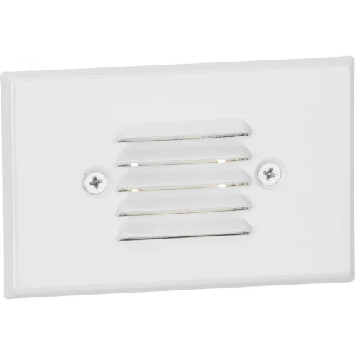 LED Indoor/Outdoor Satin White Integrated LED Wall or Step Light (149|P660004-028-30)