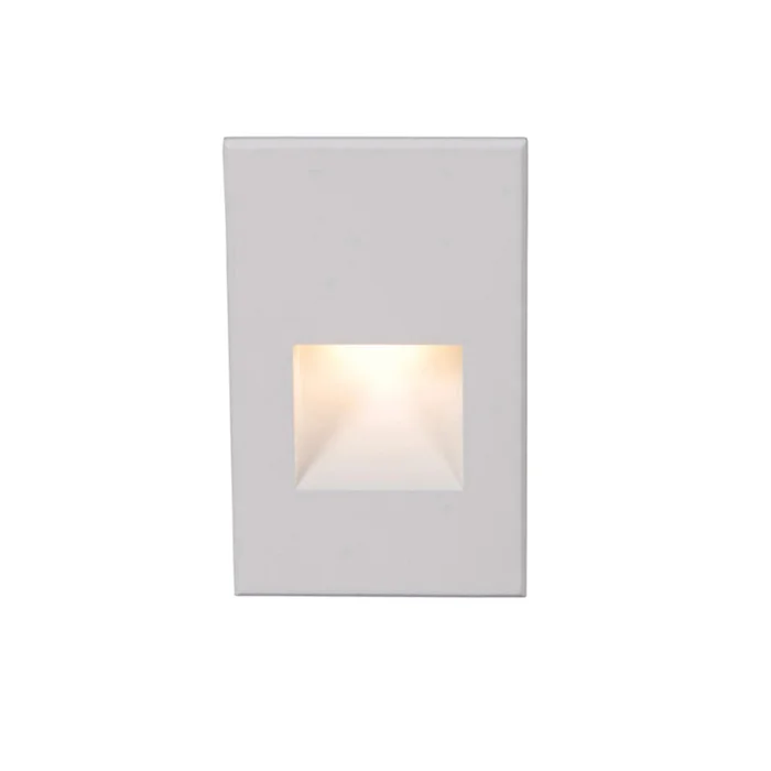Led200 LED Step and Wall Light in White on Aluminum (34|WL-LED200-27-WT)