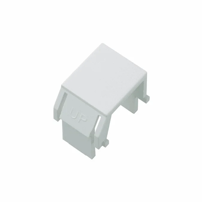 Legrand Adorne ACBLKW4 Modern White Blank Keystone Insert (4-Pack)