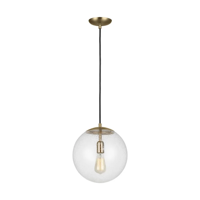 Leo – Hanging Globe One Light Pendant in Satin Brass (454|6701801-848)