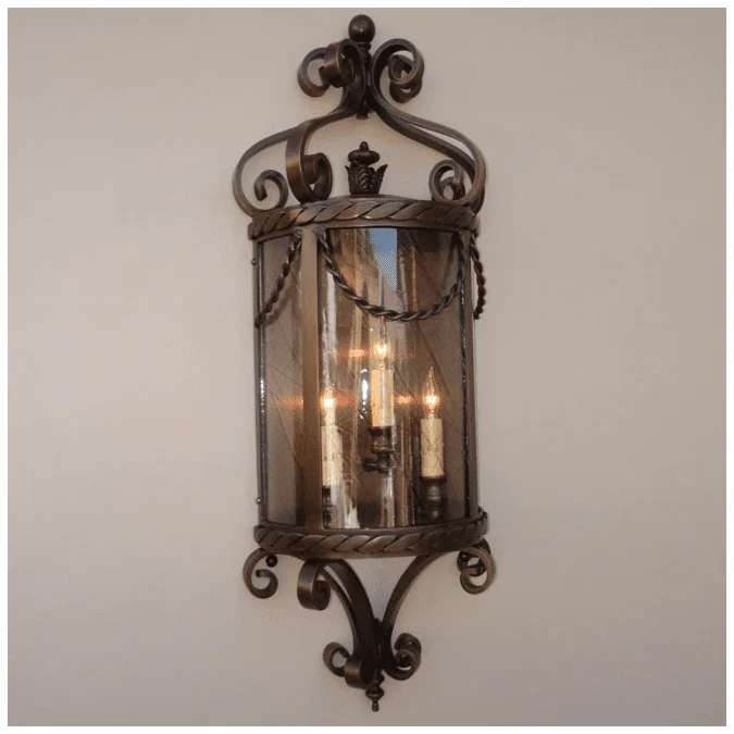 Lighting Innovations WB11042 Outdoor 11.8″ Wide x 27.8″ Tall Wall Mounted Lamp