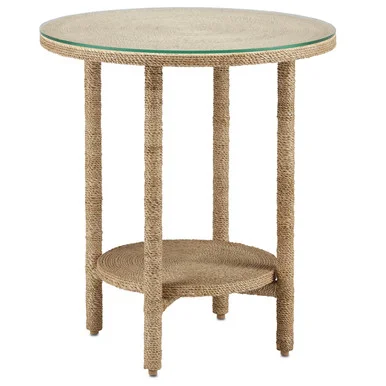 Limay Collection Accent Table in Natural Rope (142|3000-0215)