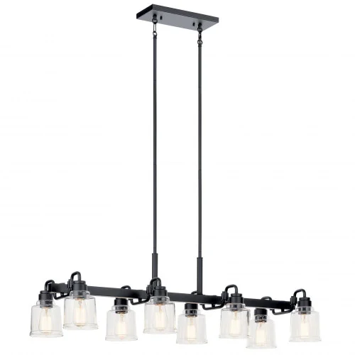 Linear Chandelier 8Lt (10687|52400BK)