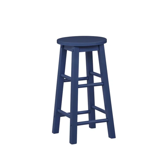 Linon 24″ Counter Stool Navy CS251NAVY01U