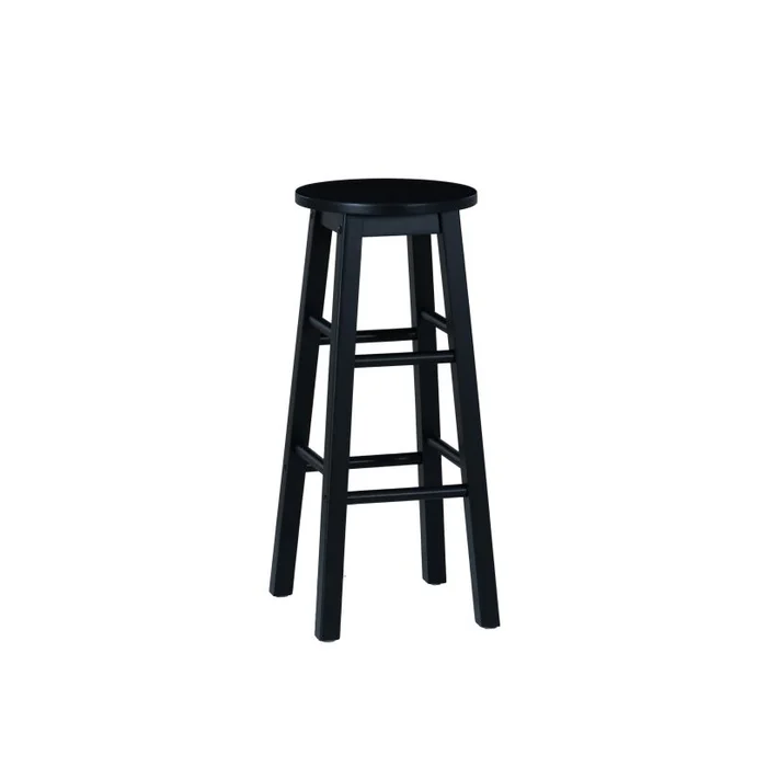 Linon 29″ Barstool Black BS251BLK01U