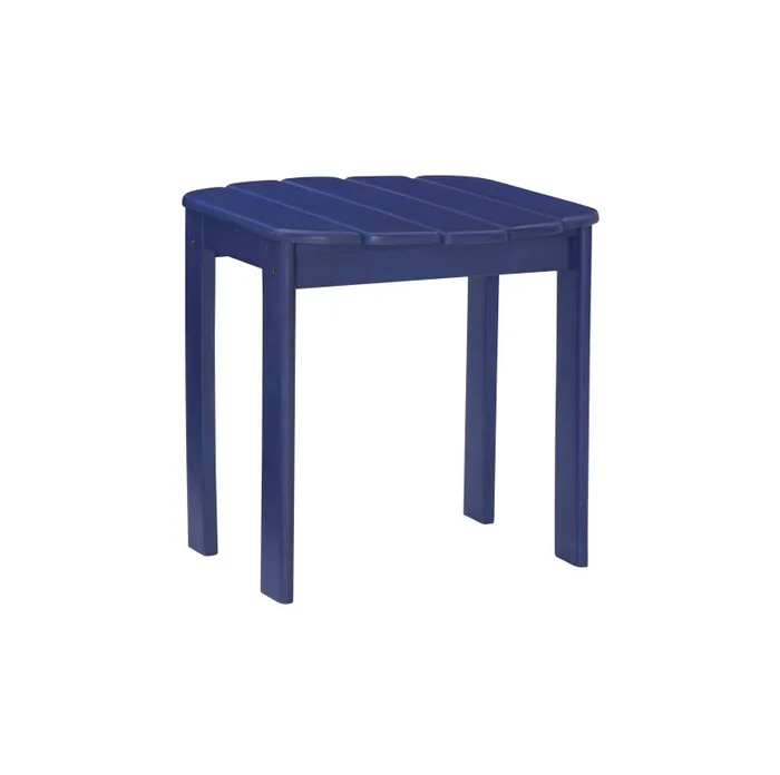 Linon Adirondack End Table Blue OD19BLU01