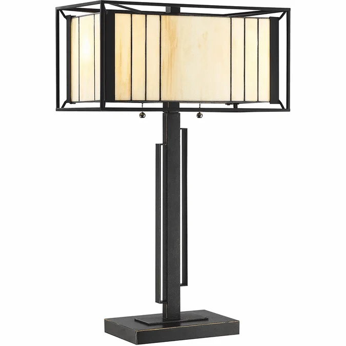 Lite Source C41419 Lanton Tiffany Dark Bronze Side Table Lamp