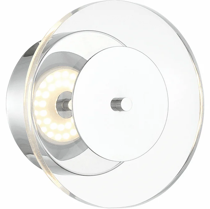 Lite Source LS-16068 Otoniel Contemporary Chrome LED Wall Sconce