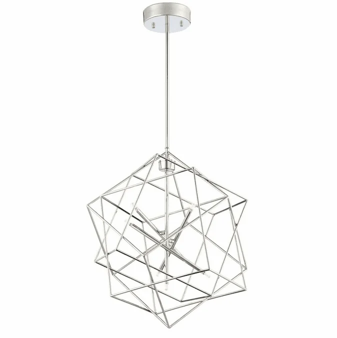 Lite Source LS-19855C Stacia Modern Chrome LED Ceiling Pendant Light