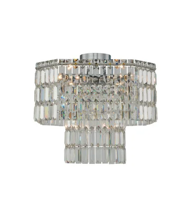 Livelli Six Light Semi Flush Mount in Polished Chrome (238|036545-010-FR001)