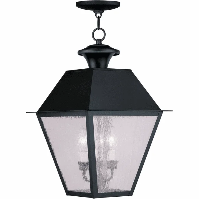 Livex 2170-04 Mansfield Black Drop Lighting Fixture