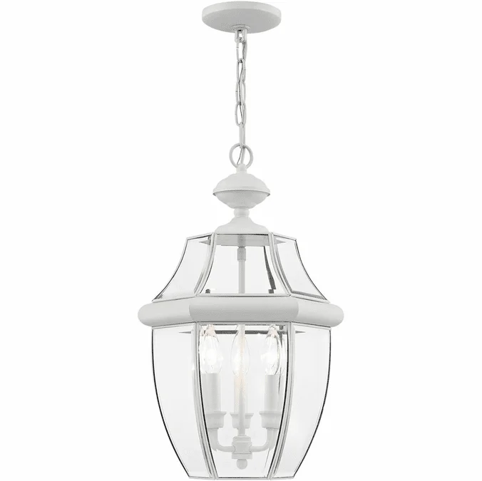 Livex 2355-03 Monterey White Pendant Light Fixture