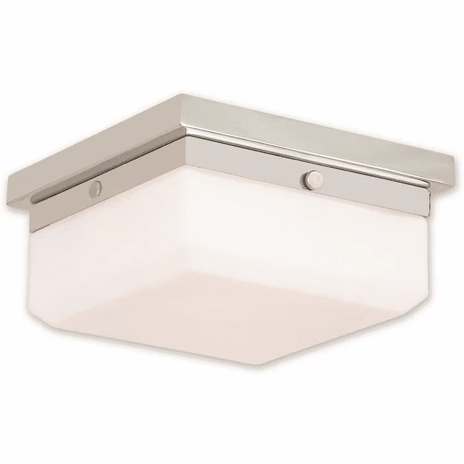 Livex 65536-35 Allure Polished Nickel ADA Ceiling Light Fixture