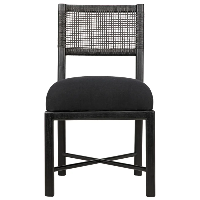 lobos chair, charcoal black