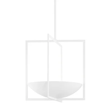 Loki Six Light Pendant in Gesso White (67|F1119-GSW)