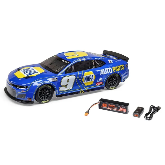 Losi NASCAR #9 Chevy Camaro ZL1 1/12 2S AWD RTR On-Road Car (Chase Elliot) w/2.4GHz Transmitter, Battery, & Charger
