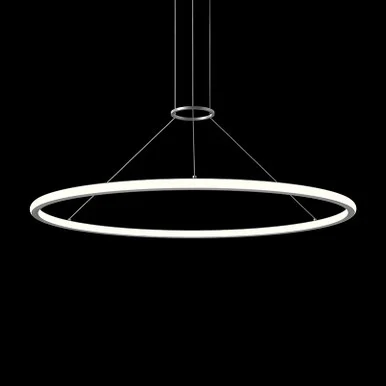 Luna LED Pendant in Bright Satin Aluminum (69|2234.16)