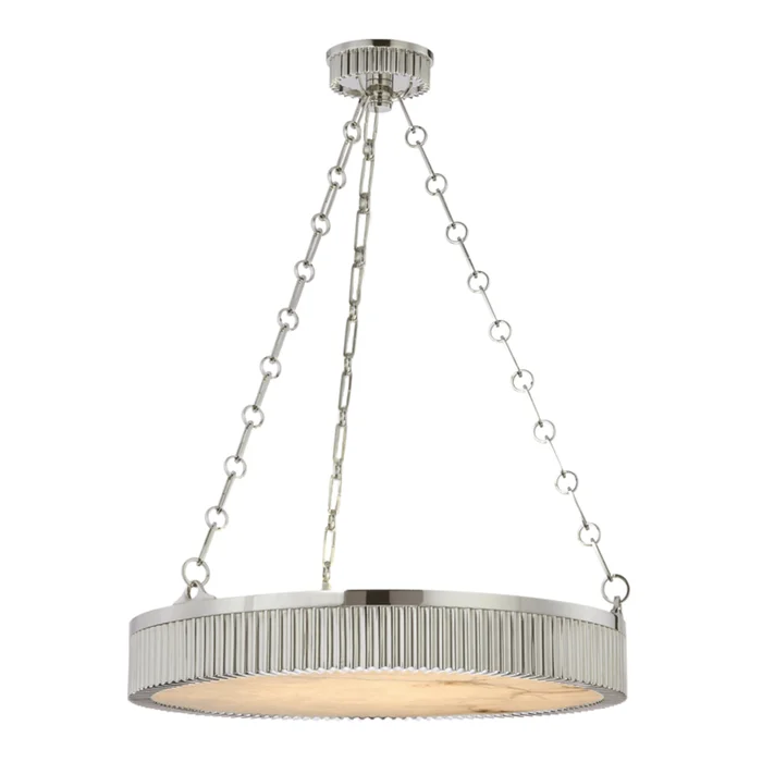 Lynden 5-Light Chandelier in Polished Nickel 22L x 22W x 8.25H