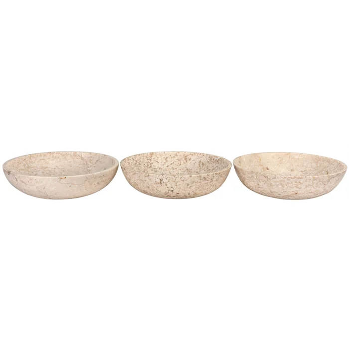 marble bowls, set of 3