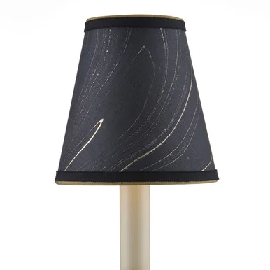 Marble Collection Chandelier Shade in Black/Gold/Silver (142|0900-0019)