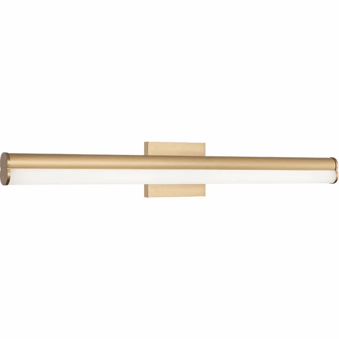 Mateo W36533AG Junction Modern Aged Gold Brass LED 32.5″ Wall Light Sconce