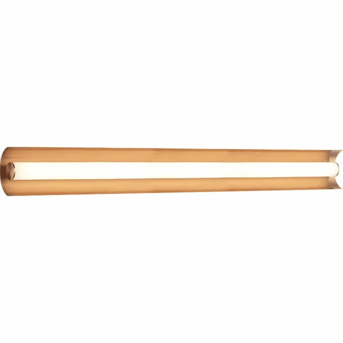 Matteo S02930AG Norvan Modern Aged Gold Brass LED 29.5″ Wall Sconce