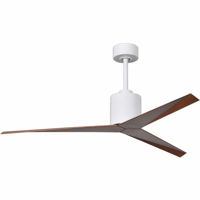 Matthews EK-WH-WN Eliza Contemporary Gloss White Interior/Exterior 56″ Ceiling Fan