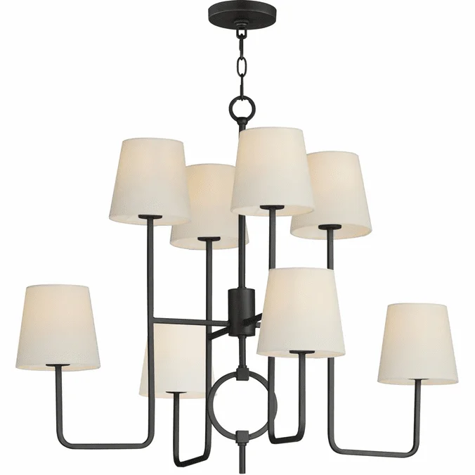 Maxim 27728OFCHL Paoli Charcoal Bronze Ceiling Chandelier