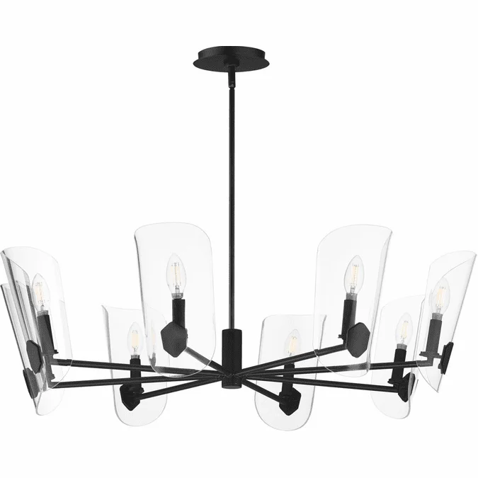 Maxim 32358CLBK Armory Modern Black Ceiling Chandelier
