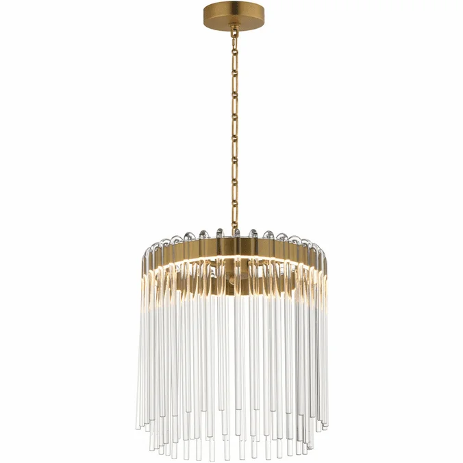 Maxim 38421CLNAB Jolie Modern Natural Aged Brass LED Mini Hanging Light